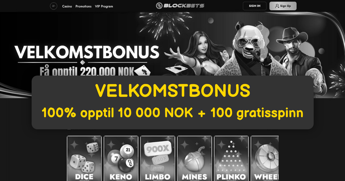 BlockBets Casino banner